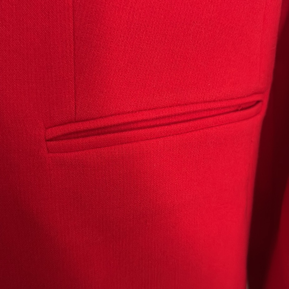 Ann Taylor Bold Red Blazer - Picture 4 of 5